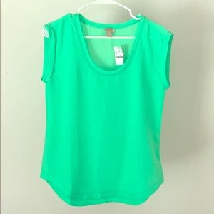 J. Crew Green Blouse